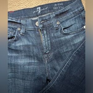 7 for all mankind ankle skinny jeans
